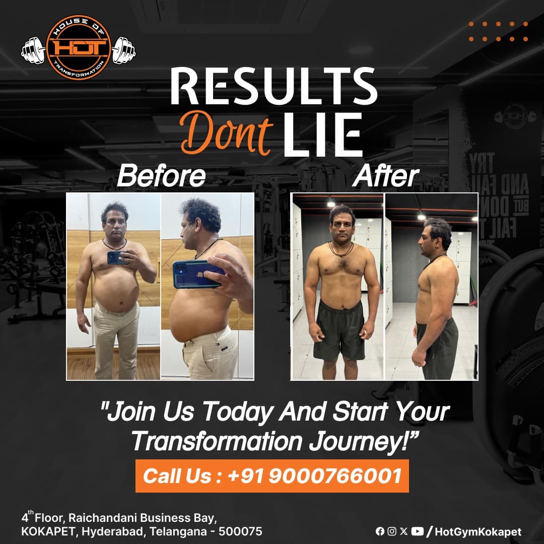 HOT Gym member transformation